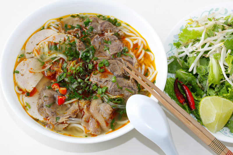 Hue beef rice noodles 