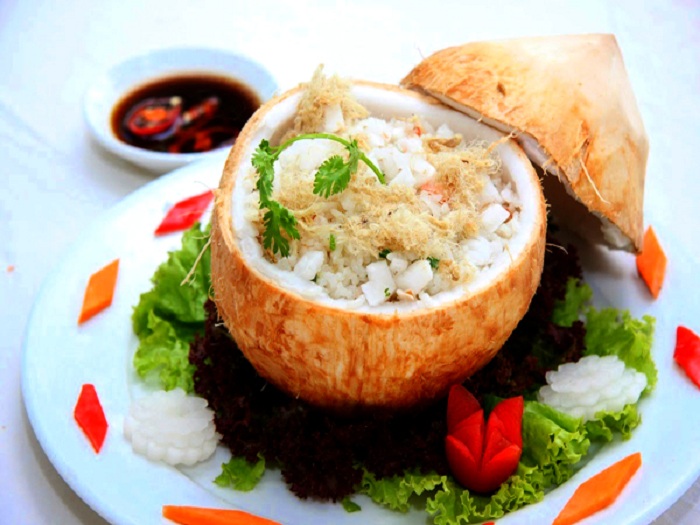 Coconut rice ben tre