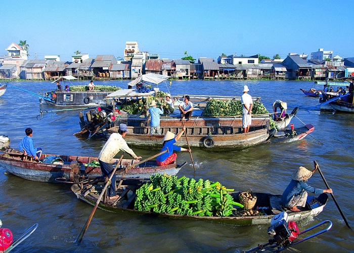 cai rang floating market