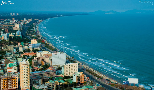 back beach in Vung Tau