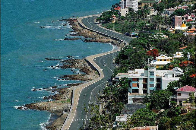 front beach in Vung tau